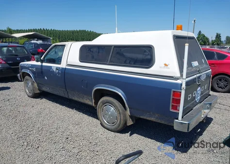 1987 Dodge Dakota z USA, uszkodzony, nr VIN 1B7GN14M5HS343230